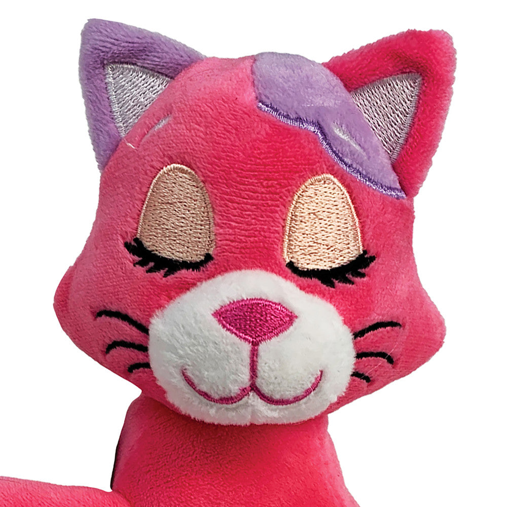 Happpy Nappers: Lullabrites Moon Pet - Pink Cat - Lights & Sounds Plush