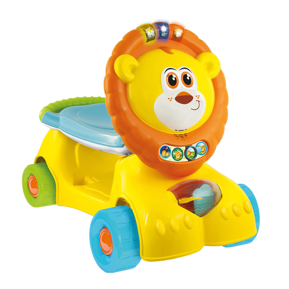 Winfun: 3-In-1 Grow-With-Me Lion Scooter - Lights & Sounds, 3 Modes, Ages 12mo+