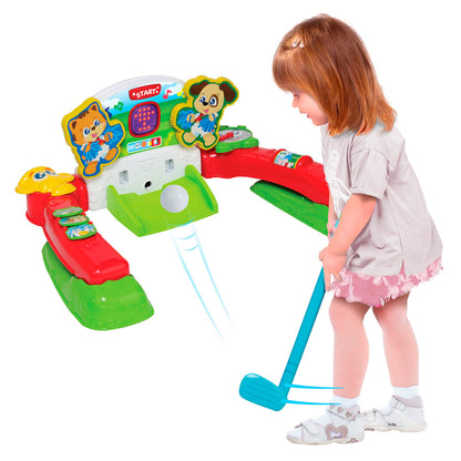 Winfun: 4-In-1 Sports Center - 4 Modes: Soccer, Basketball, Bowling, & Golf, LED Screen, Ages 18mo+