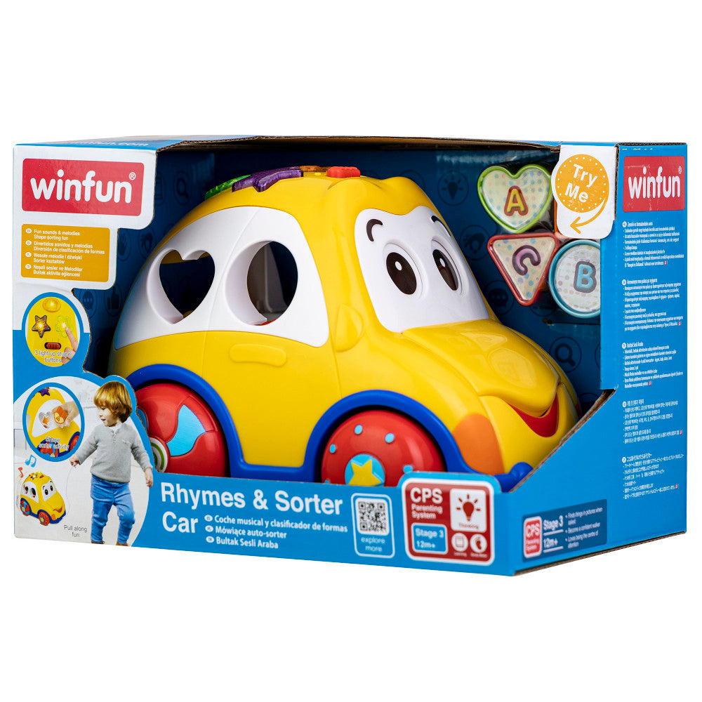 Winfun: Rhymes & Sorter Car - Lights & Sounds, Age 12mo+