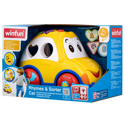 Winfun: Rhymes & Sorter Car - Lights & Sounds, Age 12mo+