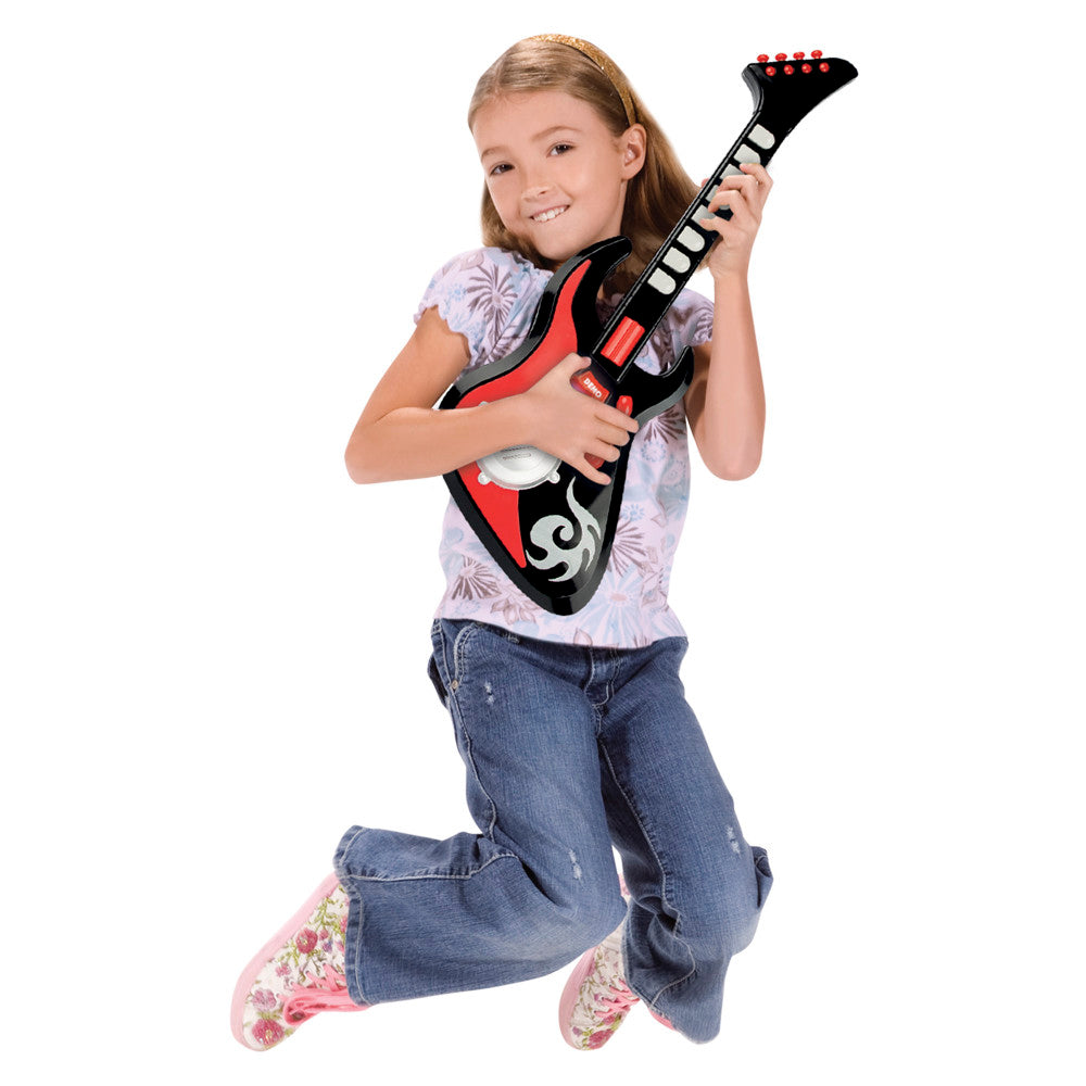 Winfun: Cool Sounds: Guitar - Black & Red - 8 Key Instrument, Ages 3+