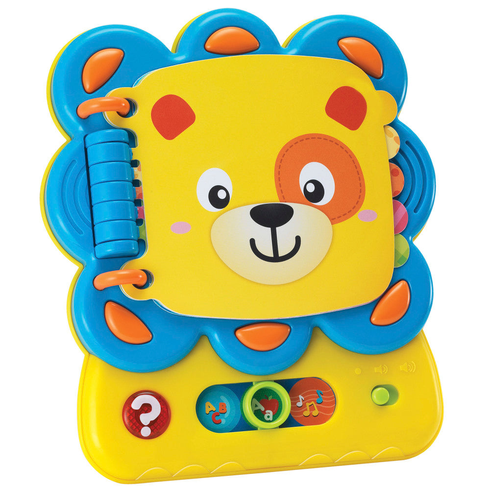 Winfun: Let's Read! Caesar The Lion - Lights & Sounds, Reading Toy, Ages 12mo+