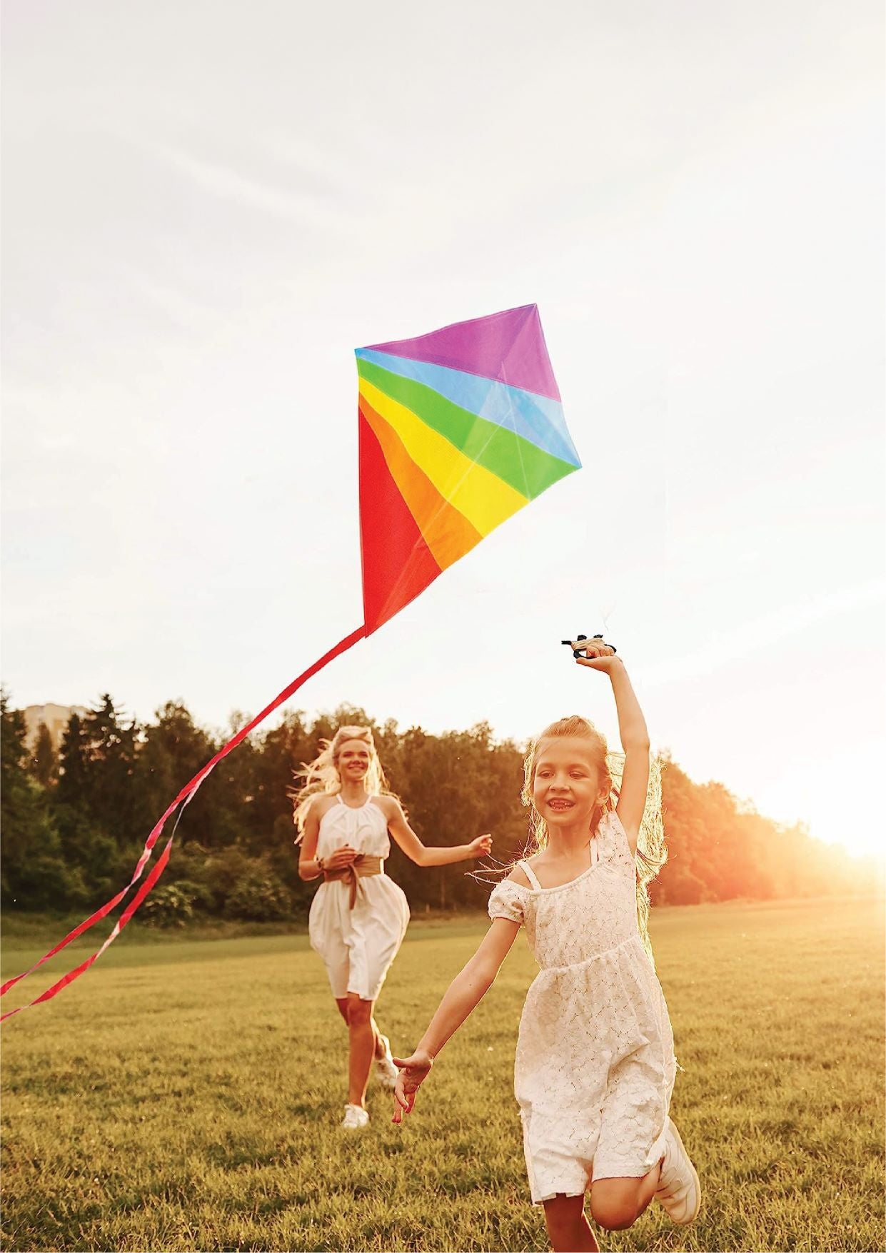 Rainbow Diamond Kite