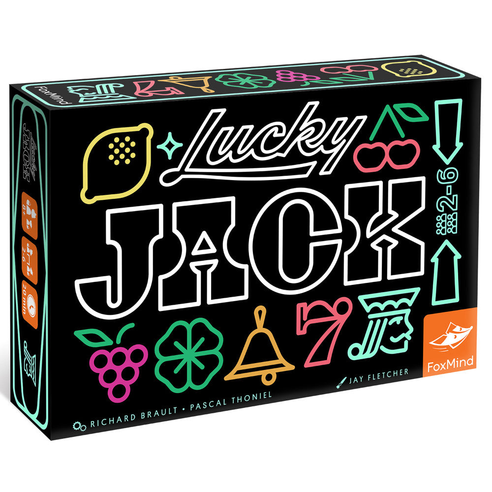 FoxMind Lucky Jack Strategic Card Game for Ages 8+