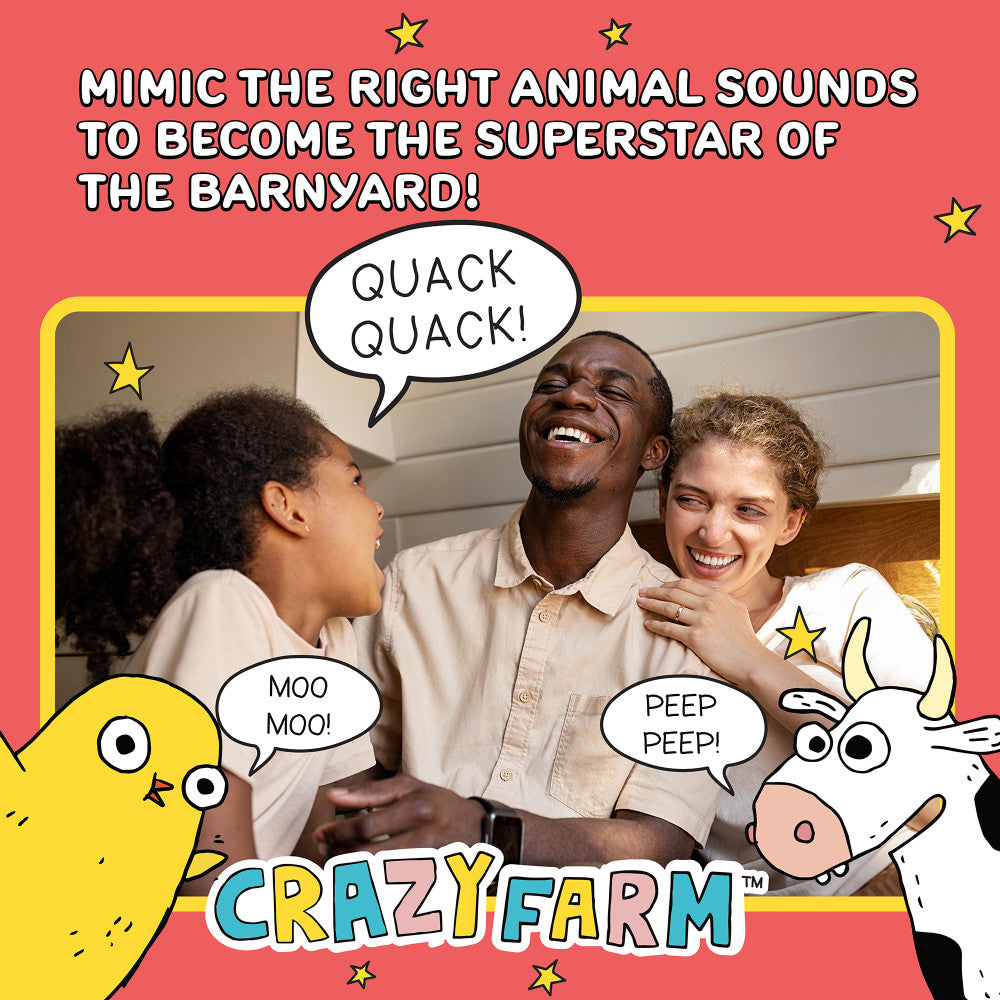 FoxMind: Crazy Farm - An Observation Card Party Game, Family & Kids 6+, 2-5 Players