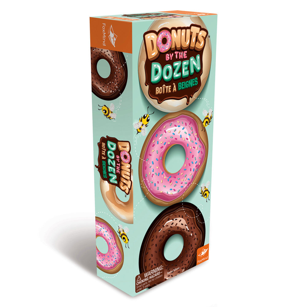 FoxMind: Donuts by the Dozen - Tile Flipping Speed Memory Game, Ages 7+, 2-6 Players