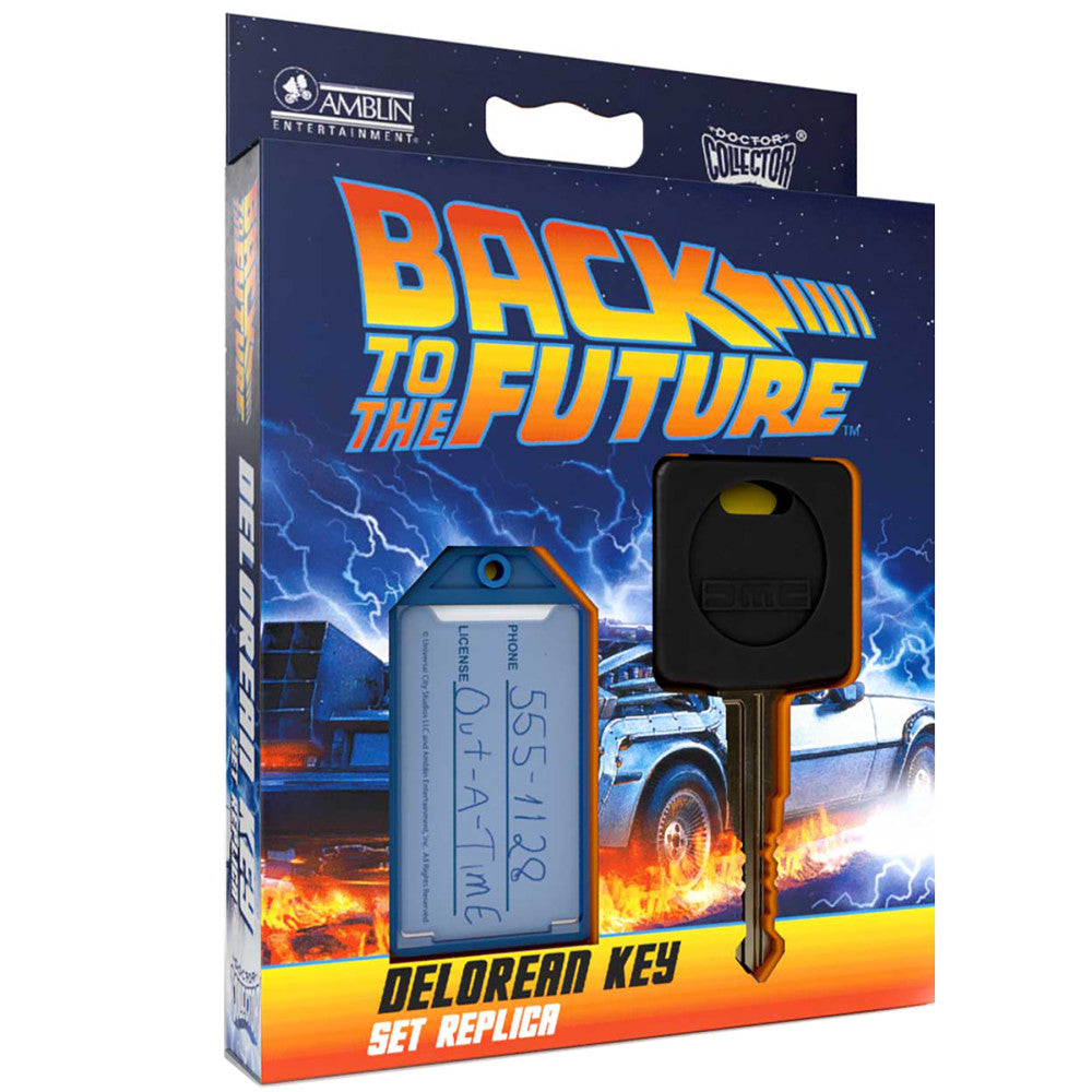 Doctor Collector Back to the Future DeLorean Key Set 1/1 Scale Replica