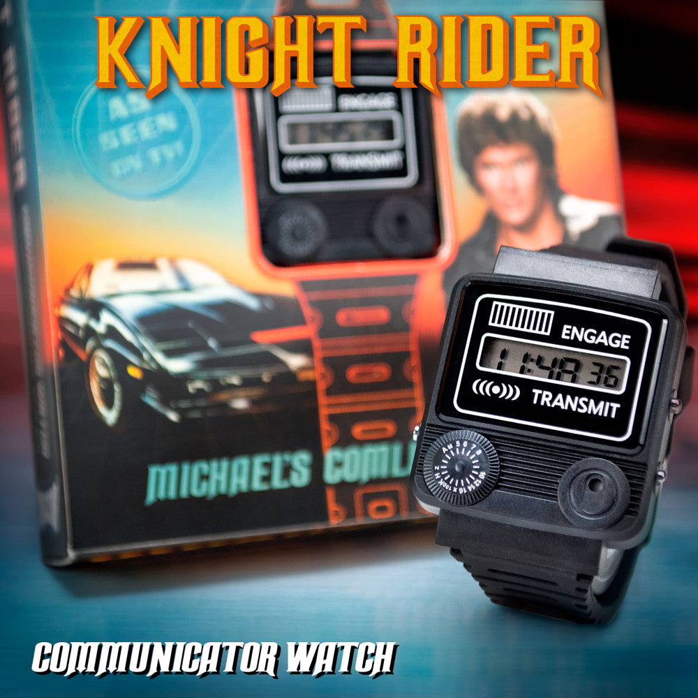 Dr. Collector Knight Rider Stainless Steel Communicator Watch Replica