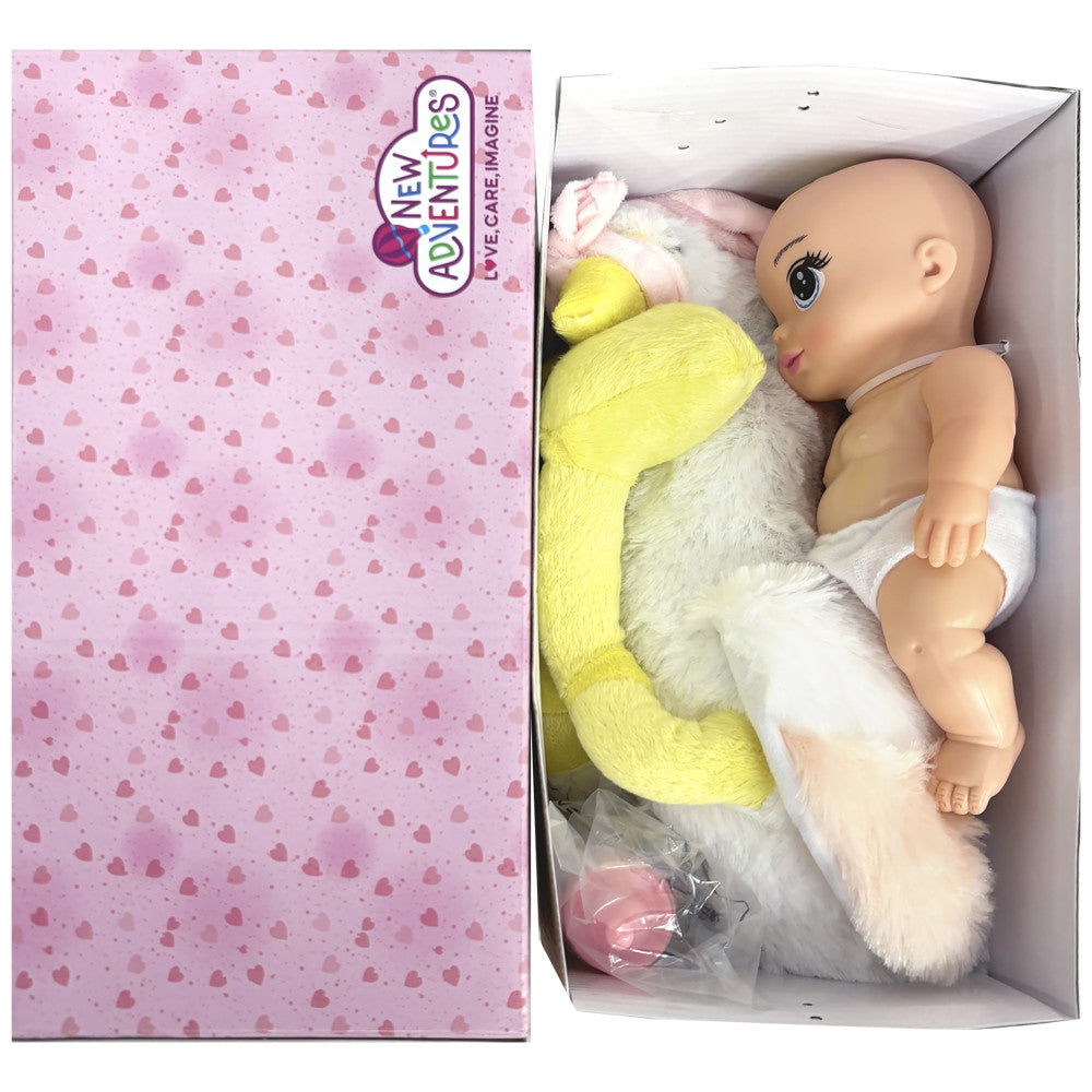 Magic Nursery: 8" Special Delivery Set - Pink - Posable Newborn Baby Doll, Kids Age 2+