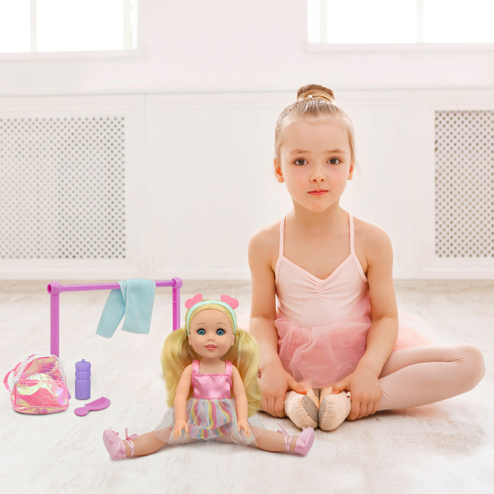 Style Dreamers: Ballet Set - Pink 14" Doll - Blonde Hair Hard Body Doll