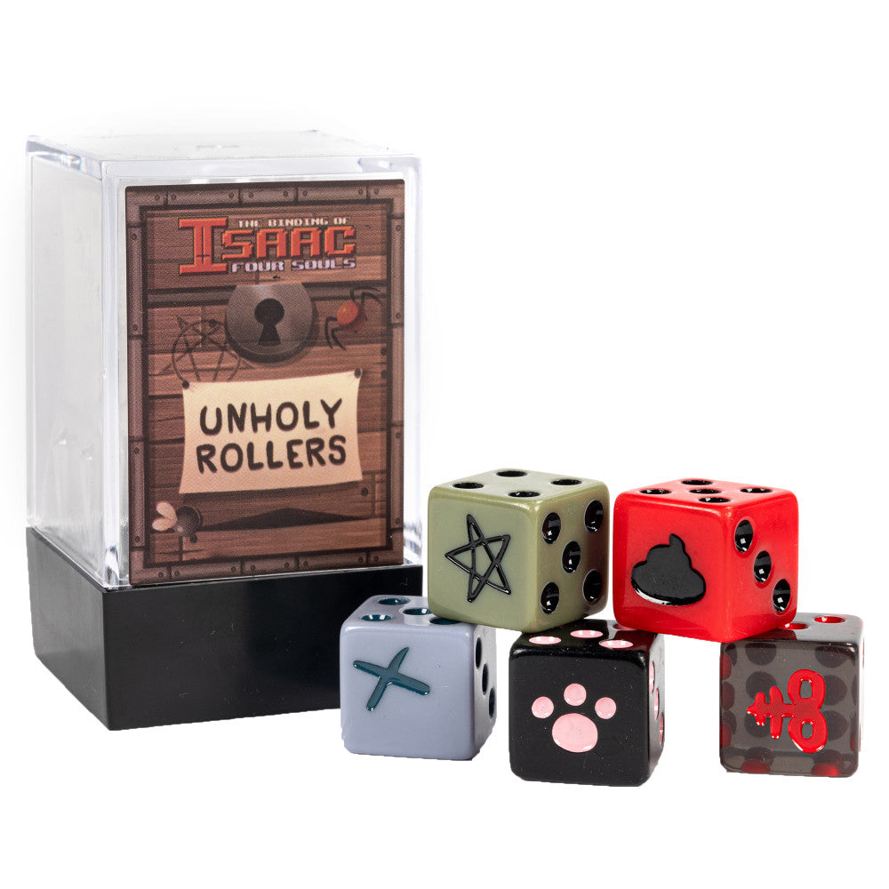 Maestro Media: The Binding of Isaac: Four Souls Unholy Rollers Custom Dice Set