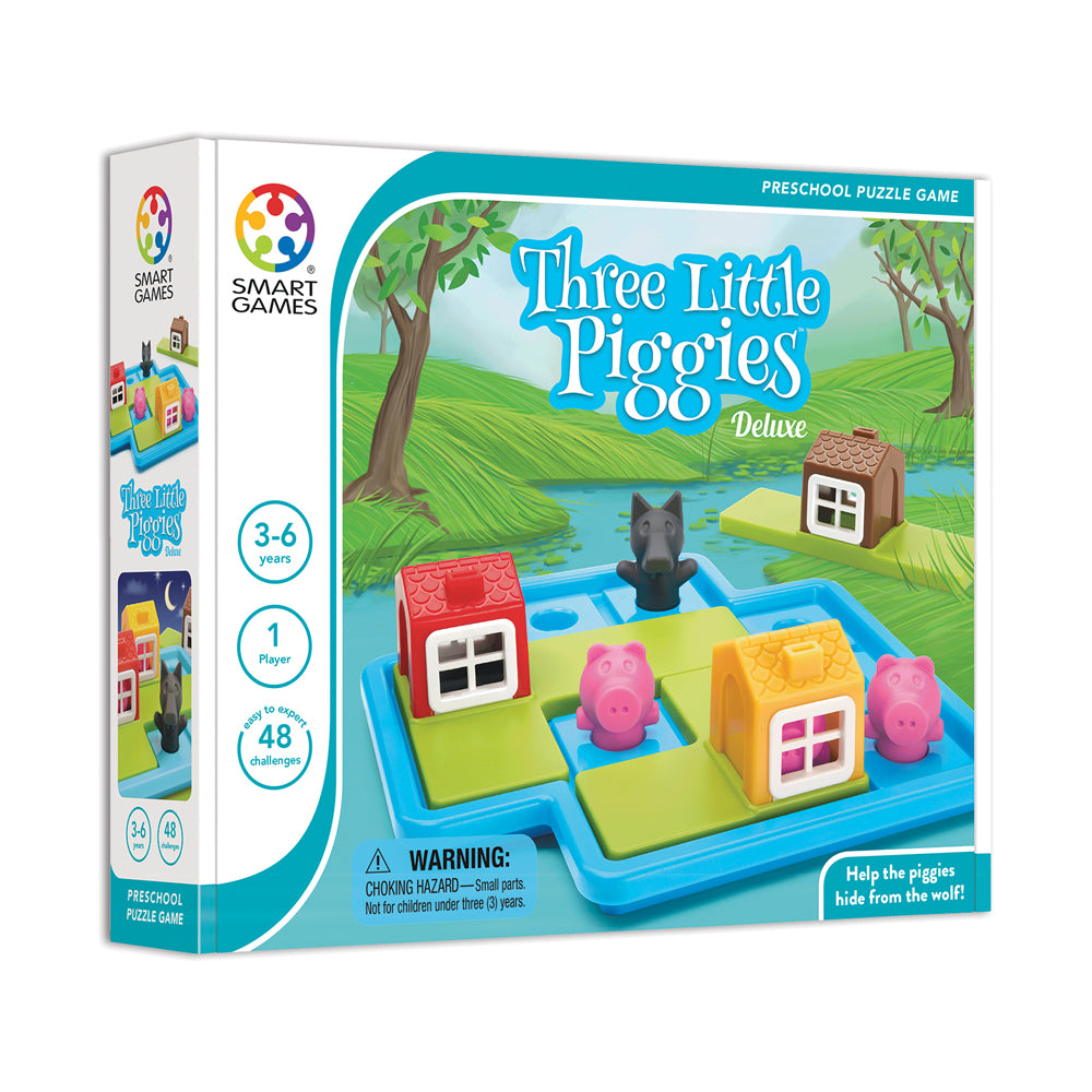 SmartGames Three Little Piggies Deluxe Cognitive Skill-Building Puzzle