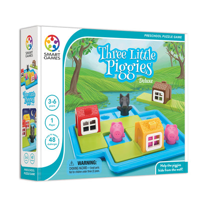 SmartGames Three Little Piggies Deluxe Cognitive Skill-Building Puzzle