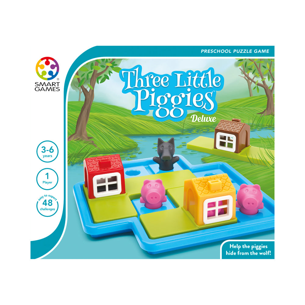 SmartGames Three Little Piggies Deluxe Cognitive Skill-Building Puzzle