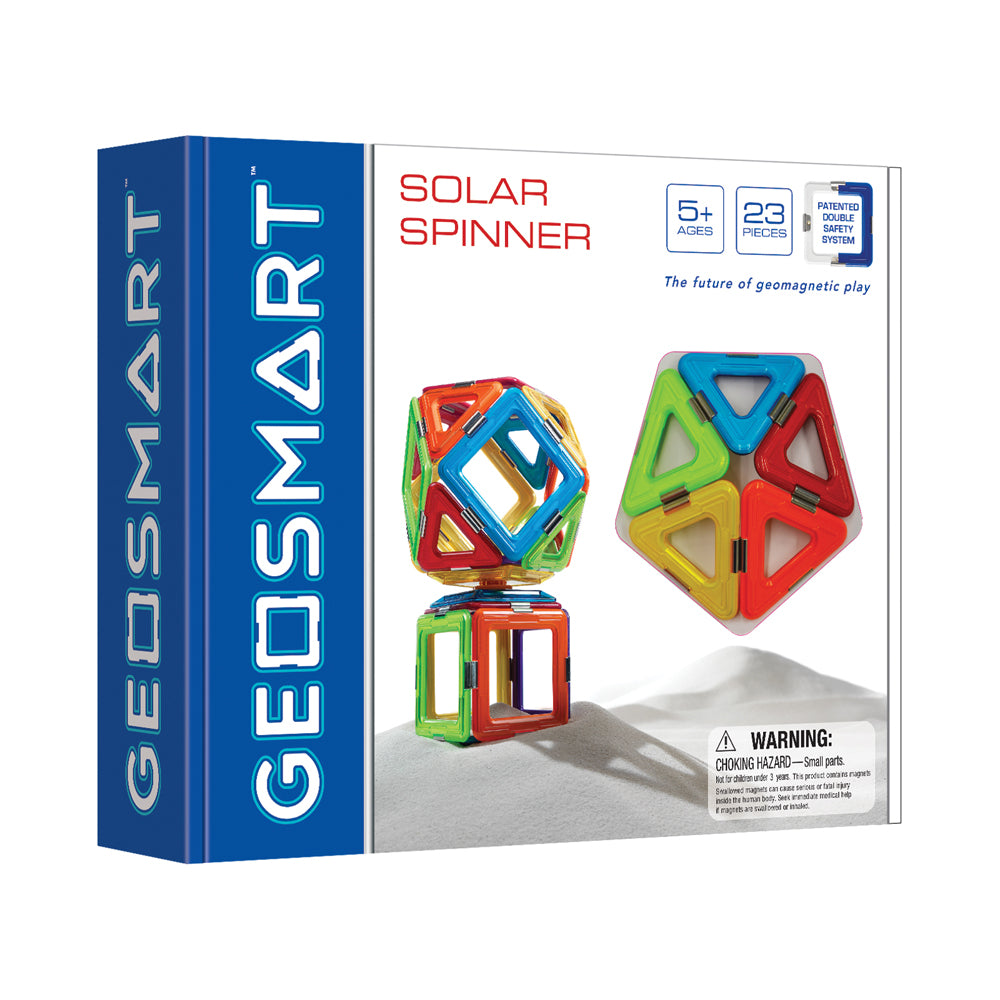 GeoSmart Solar Spinner - Magnetic Building Set - 23 Pieces