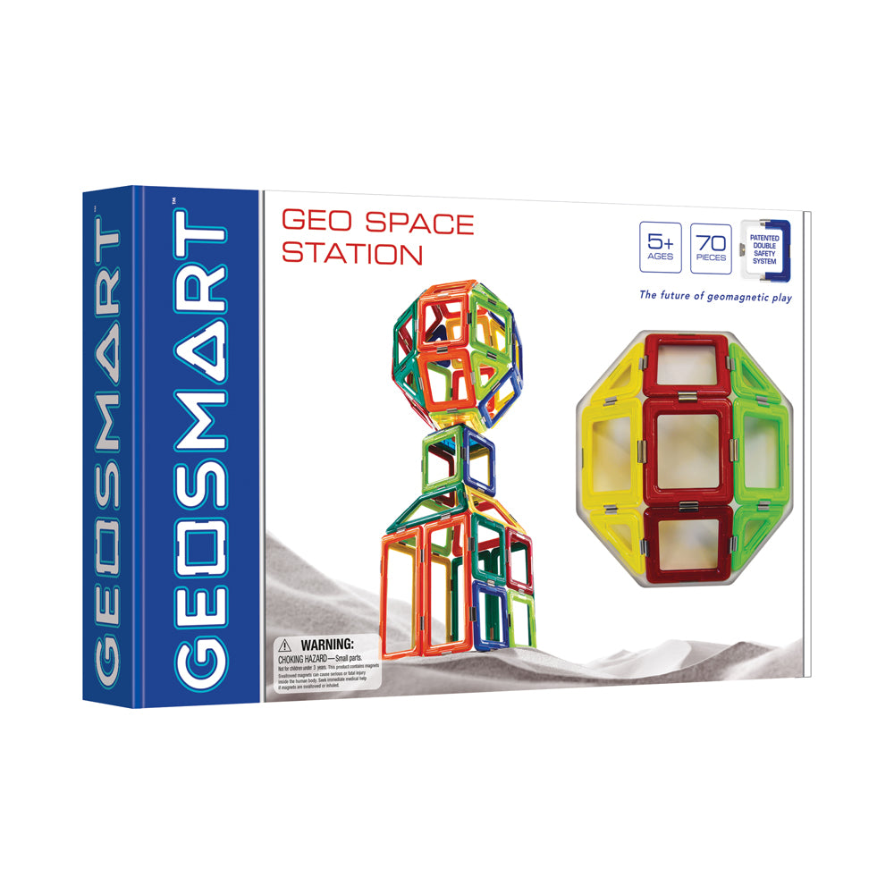 GeoSmart GeoSpace Station Magnetic Building Set - 70 Pieces