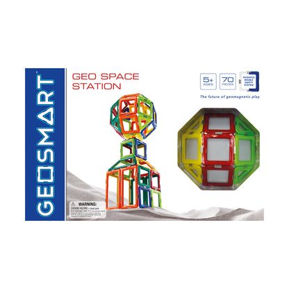 GeoSmart GeoSpace Station Magnetic Building Set - 70 Pieces