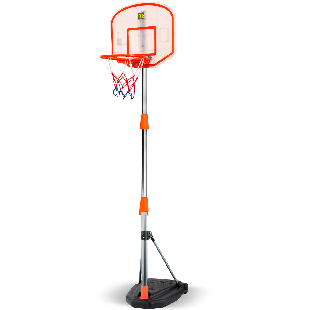 Pro Ball Adjustable Portable Basketball Game with Electronic Scoreboard