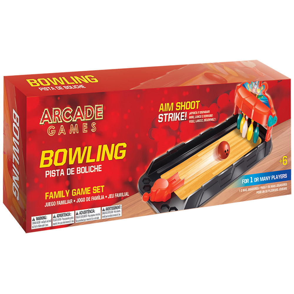 Maccabi Art Deluxe Arcade Tabletop Bowling Game Set