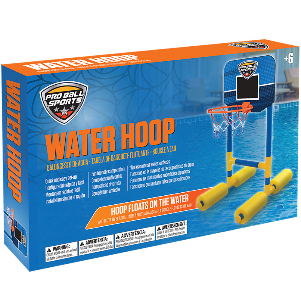 Maccabi Art Pro Ball Floating Basketball Hoop for Pool Play