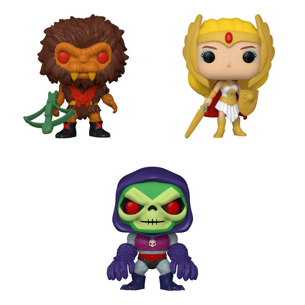 Funko POP! Masters of the Universe 3.75 inch Vinyl Collectors Set 3 - Classic She-Ra, Skeletor, Grizzlor