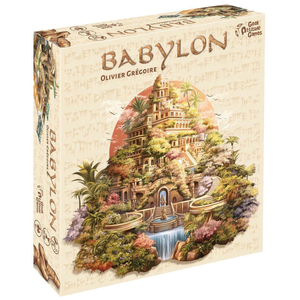 Synapses Games: Babylon - Tile Placement Board Game, 3D Landscape, Ages 8+, 2-4 Players