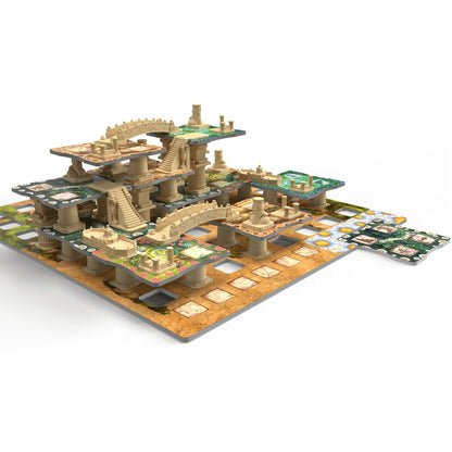 Synapses Games: Babylon - Tile Placement Board Game, 3D Landscape, Ages 8+, 2-4 Players