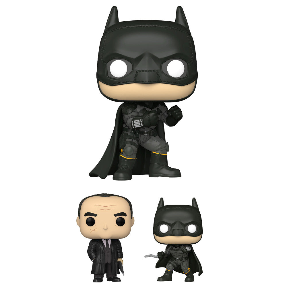 Funko POP Movies: The Batman 3-Figure Collectors Set - Batman, Penguin, Jumbo Batman