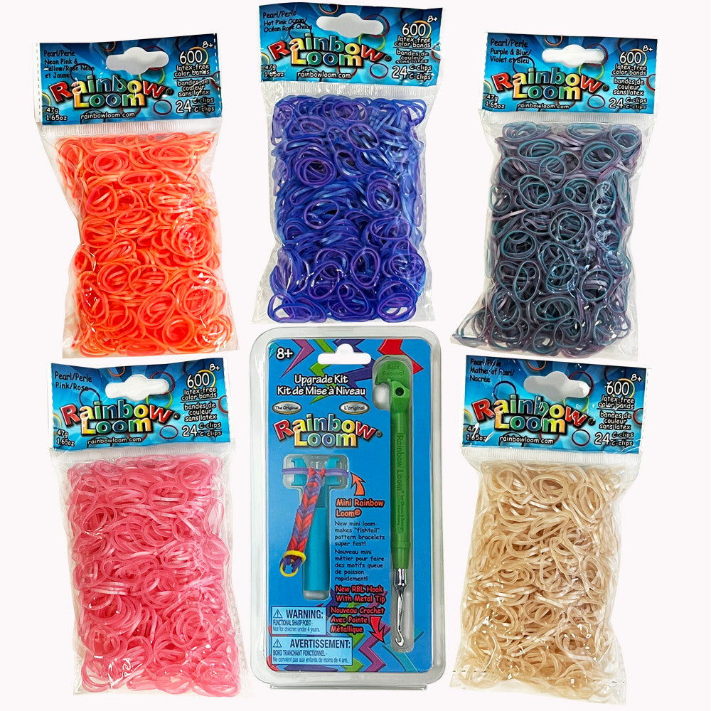 Rainbow Loom Viviana Pearl Collection Rubber Band Refill Pack - 3000 Count