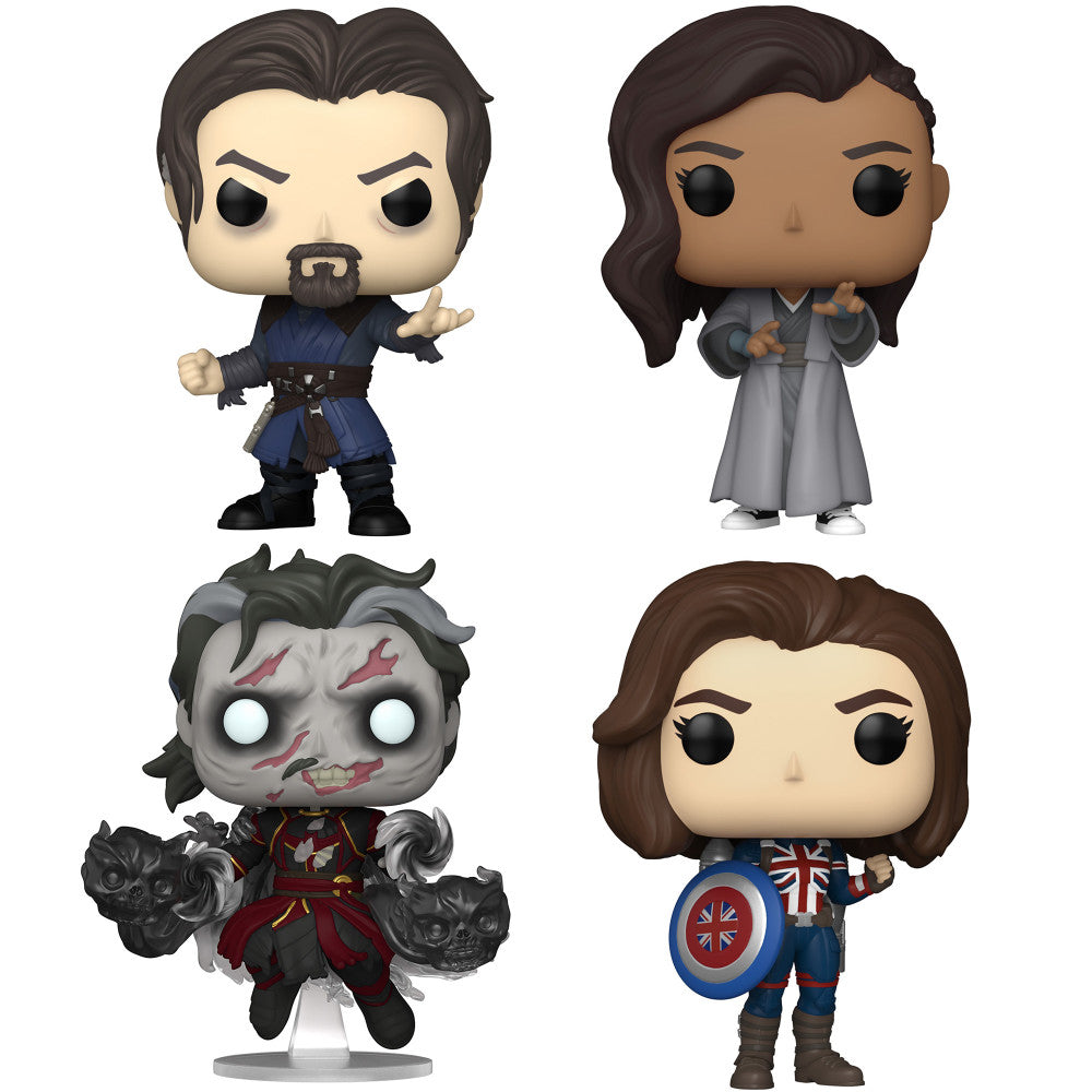 Funko Pop! Marvel: Doctor Strange in the Multiverse of Madness 4-Figure Collectors Set