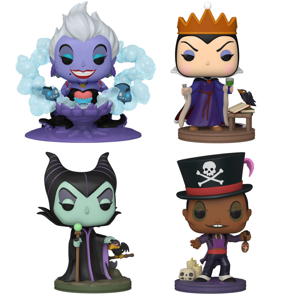 Funko POP! Disney Villains Deluxe 4-Figure Collectors Set