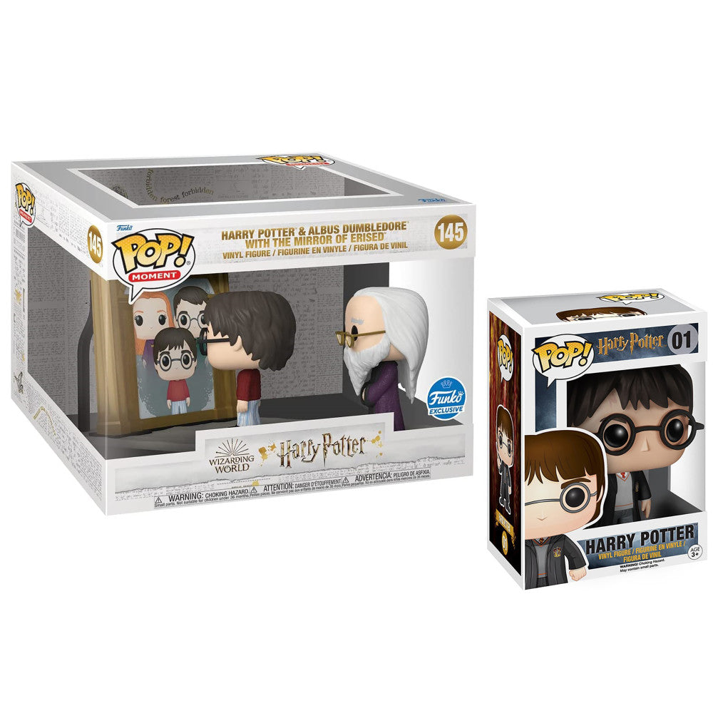 Funko POP! Harry Potter Collector Set with Mirror of Erised Scene and Harry Vinyl Figure