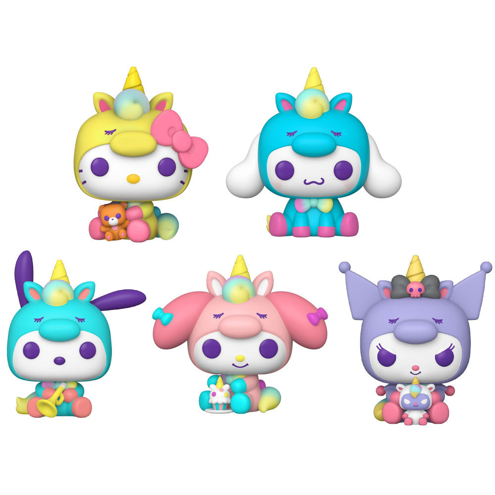 Funko Pop! Hello Kitty Sanrio Collectors Set: Cinnamoroll, Hello Kitty, Kuromi, My Melody, and Pochacco