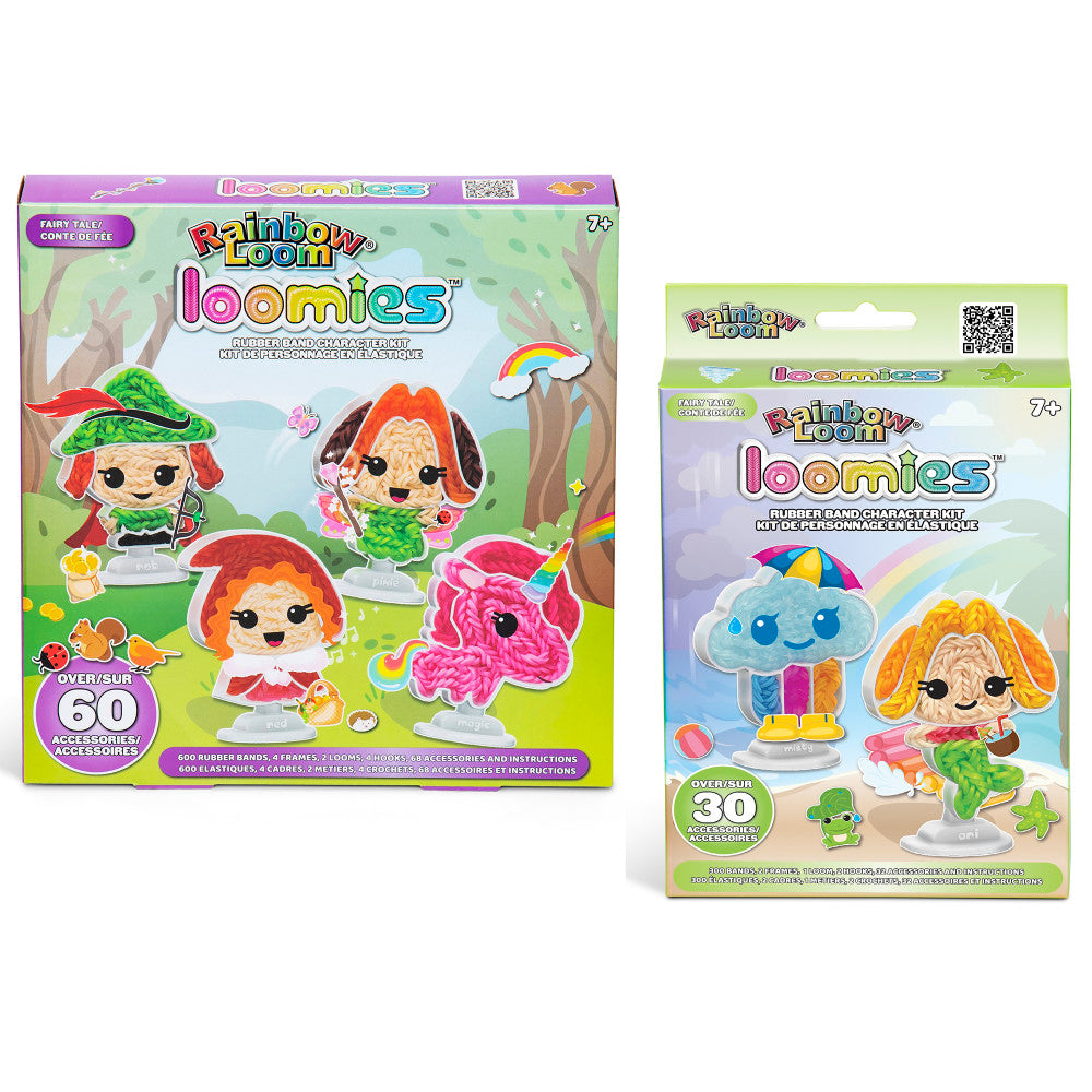 Rainbow Loom Fairy Tale Loomies Figurine Crafting Kit - 2 Pack Bundle