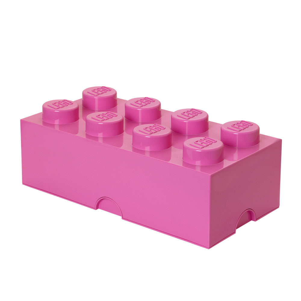 LEGO Storage Brick 8 - Medium Pink Organizer for Toys and LEGO