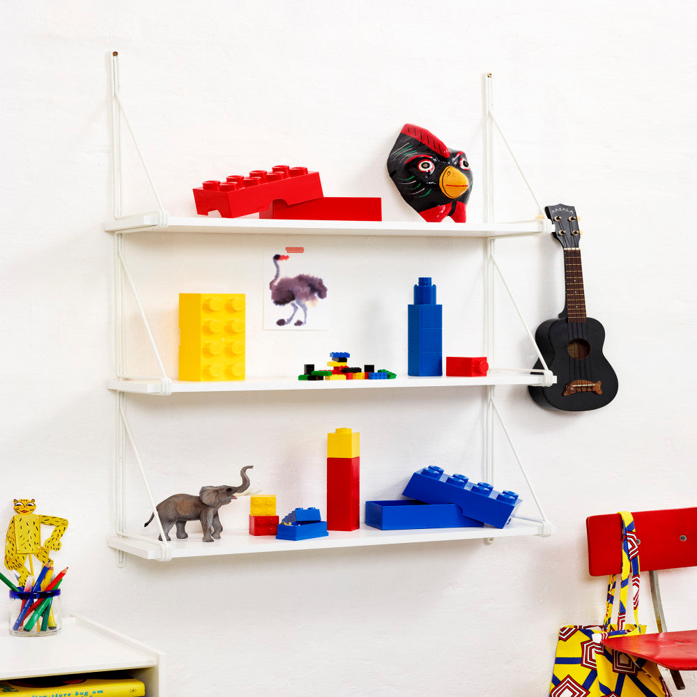 LEGO Bright Red Storage Brick 4 - Stackable Organizer