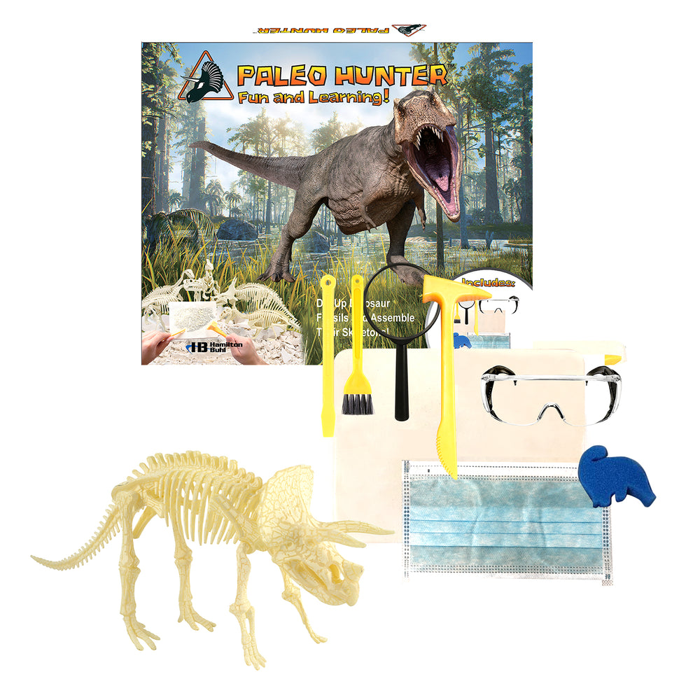 HamiltonBuhl Triceratops Rex Paleo Hunter Dig Kit - STEAM Education Set