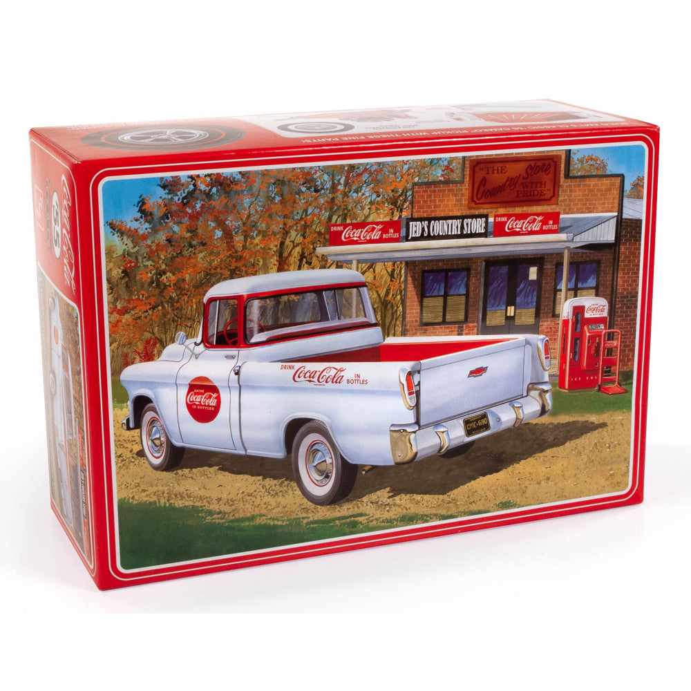 AMT 1955 Chevy Cameo Pickup Coca-Cola 1:25 Scale Model Kit