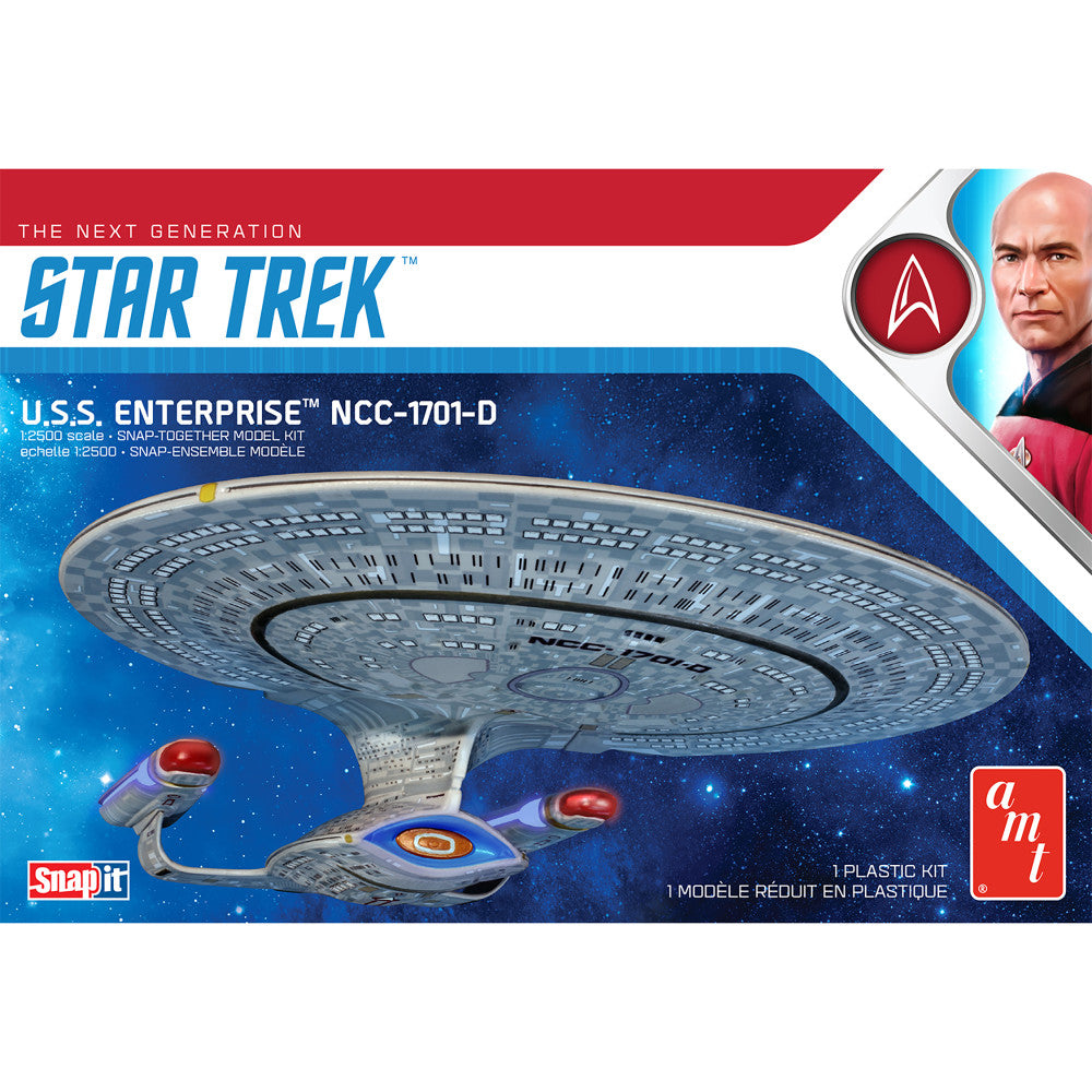 AMT Star Trek U.S.S. Enterprise NCC-1701-D 1:2500 Scale Model Kit