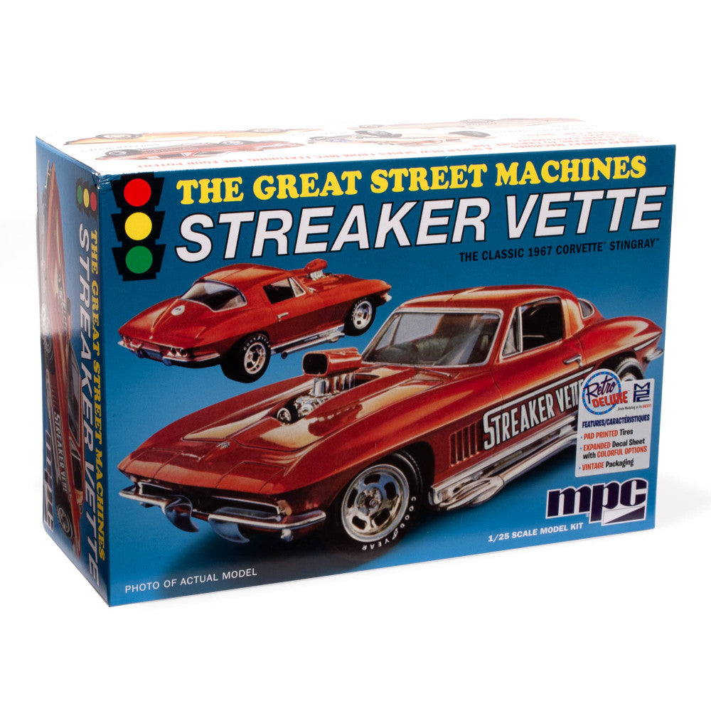 MPC 1967 Chevy Corvette Stingray Streaker Vette 1:25 Scale Model Kit