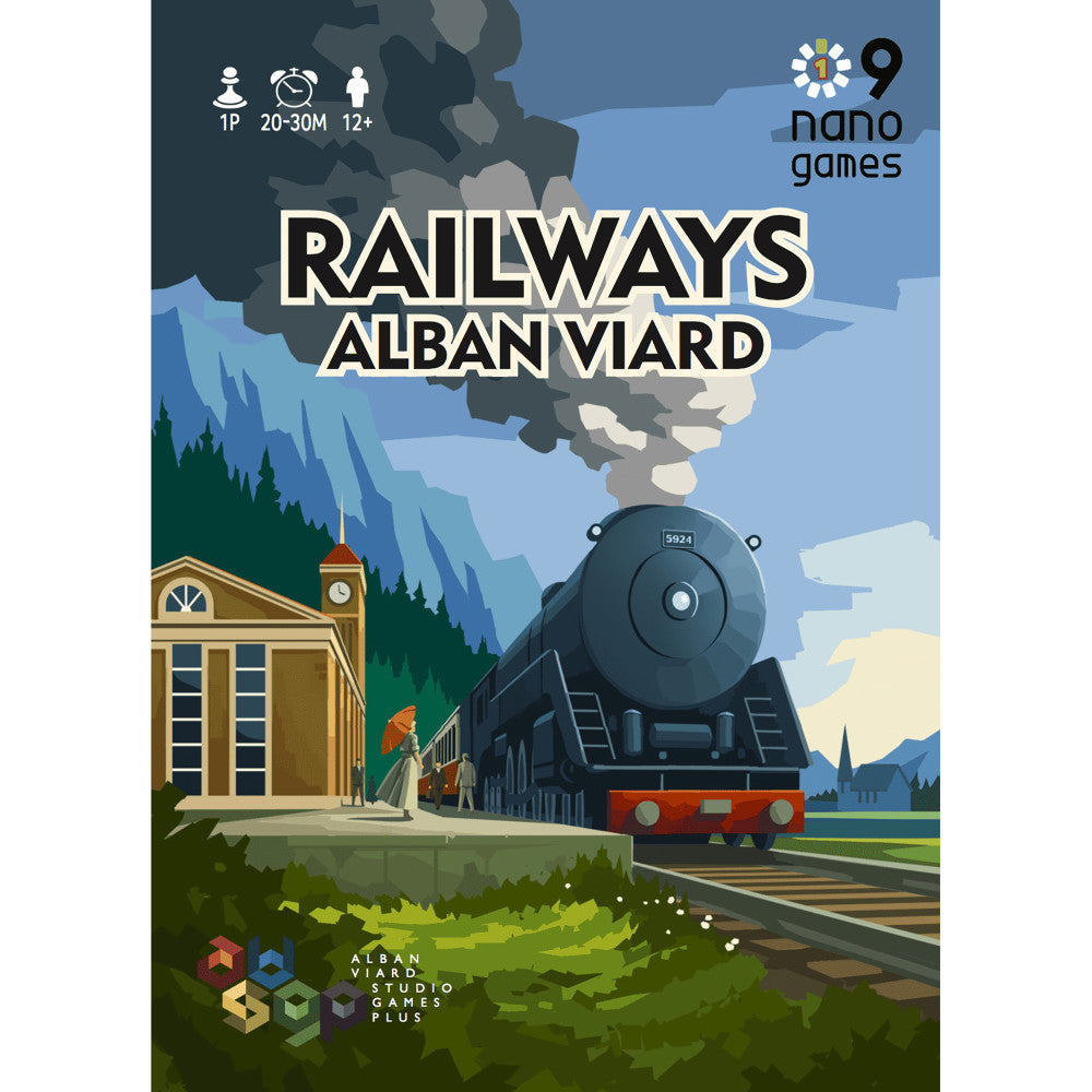 Nano9Games Volume 1: Railways Railroad Strategy Game