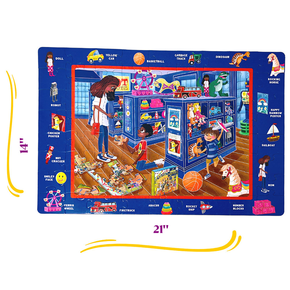 Upbounders The Fun Shop Look & See Jigsaw Puzzle - 72 pc