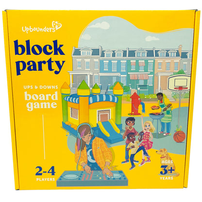 Upbounders Block Party Classic Ups and Downs Board Game for Kids