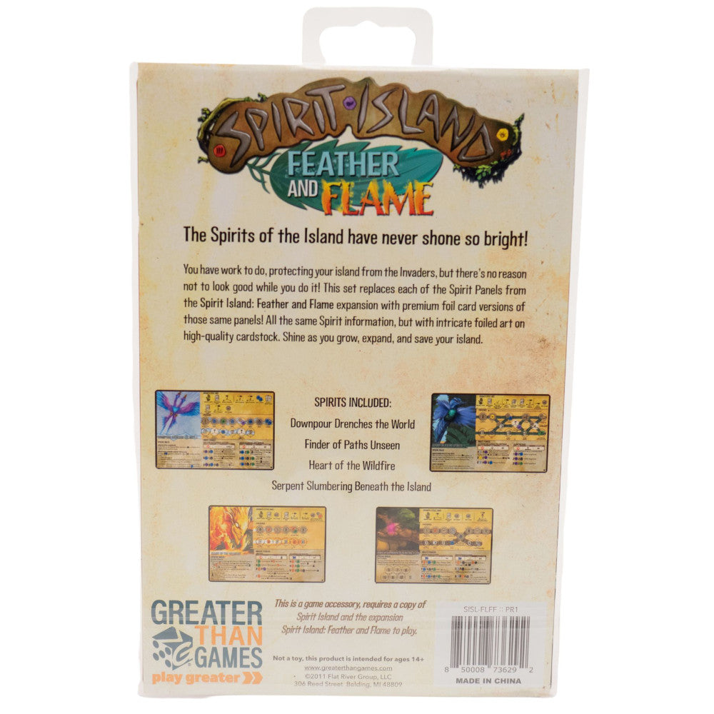 Spirit Island Feather & Flame: Premium Foil Spirit Panels