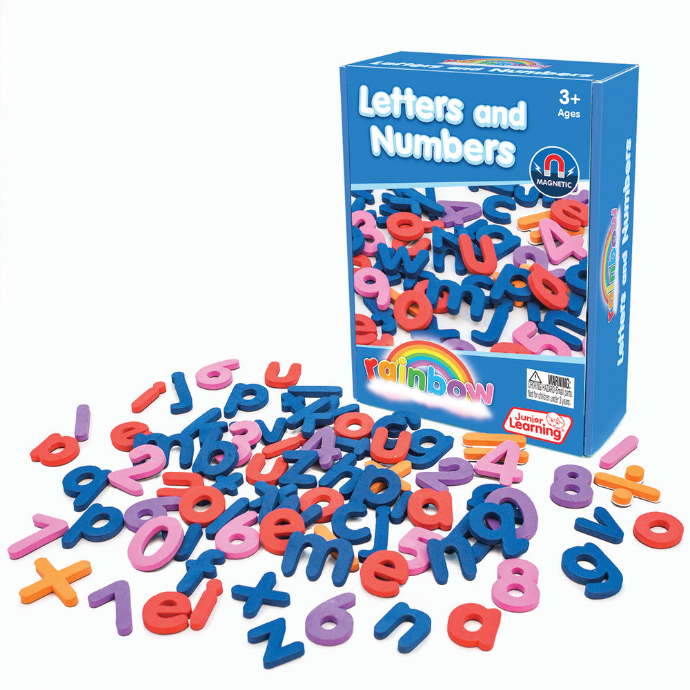 Junior Learning Rainbow Magnetic Set - Letters & Numbers Learning Activities