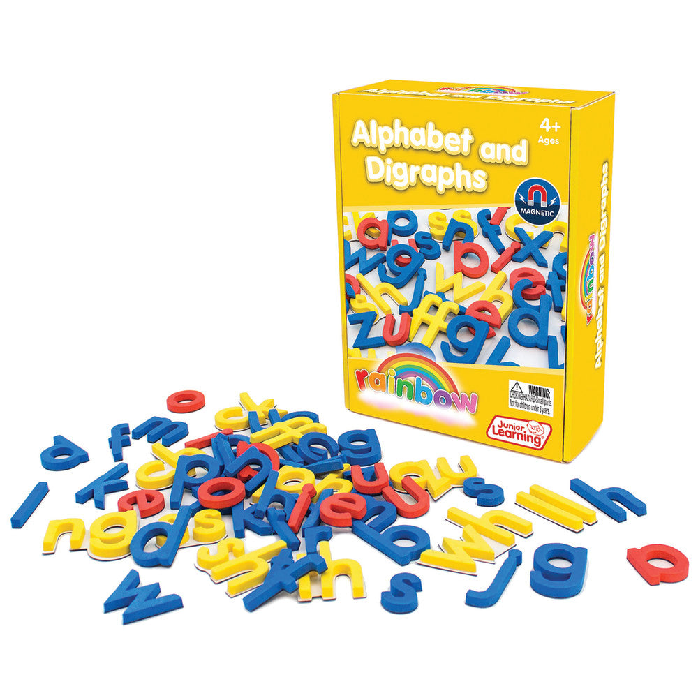 Junior Learning Rainbow Alphabet and Digraphs - Magnetic Letter Set