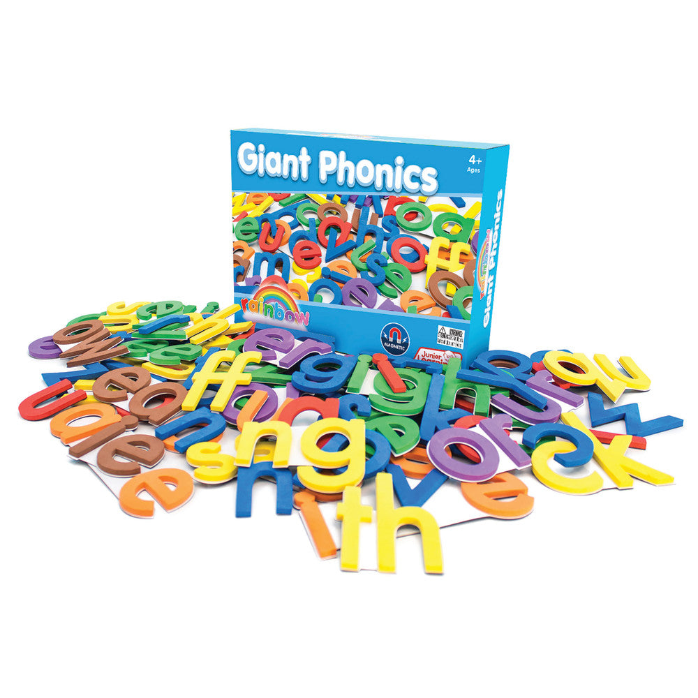 Junior Learning Giant Rainbow Phonics - Magnetic Letter Set