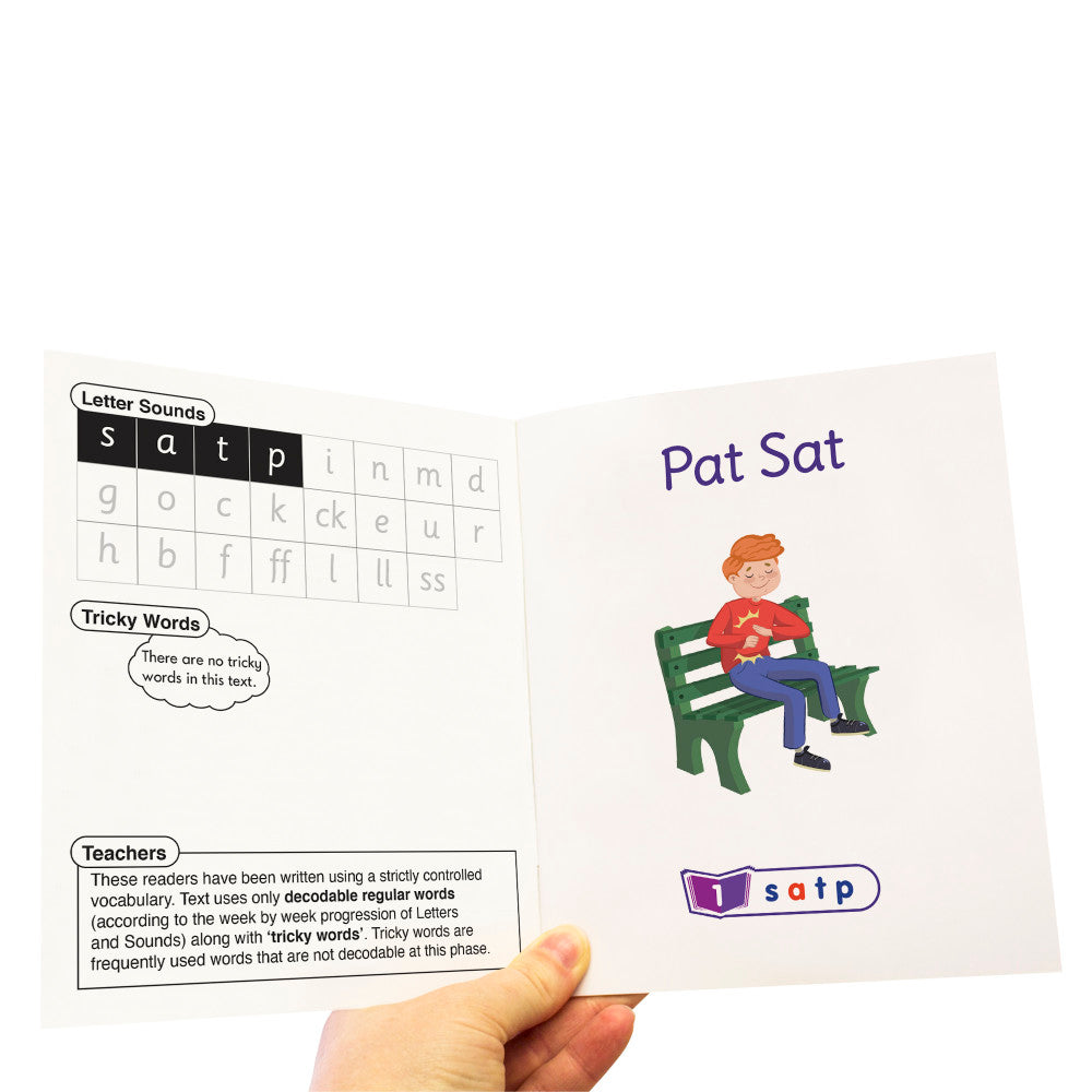 Junior Learning - Letters & Sounds Phase 2 Set 2 - Fiction Educational Set