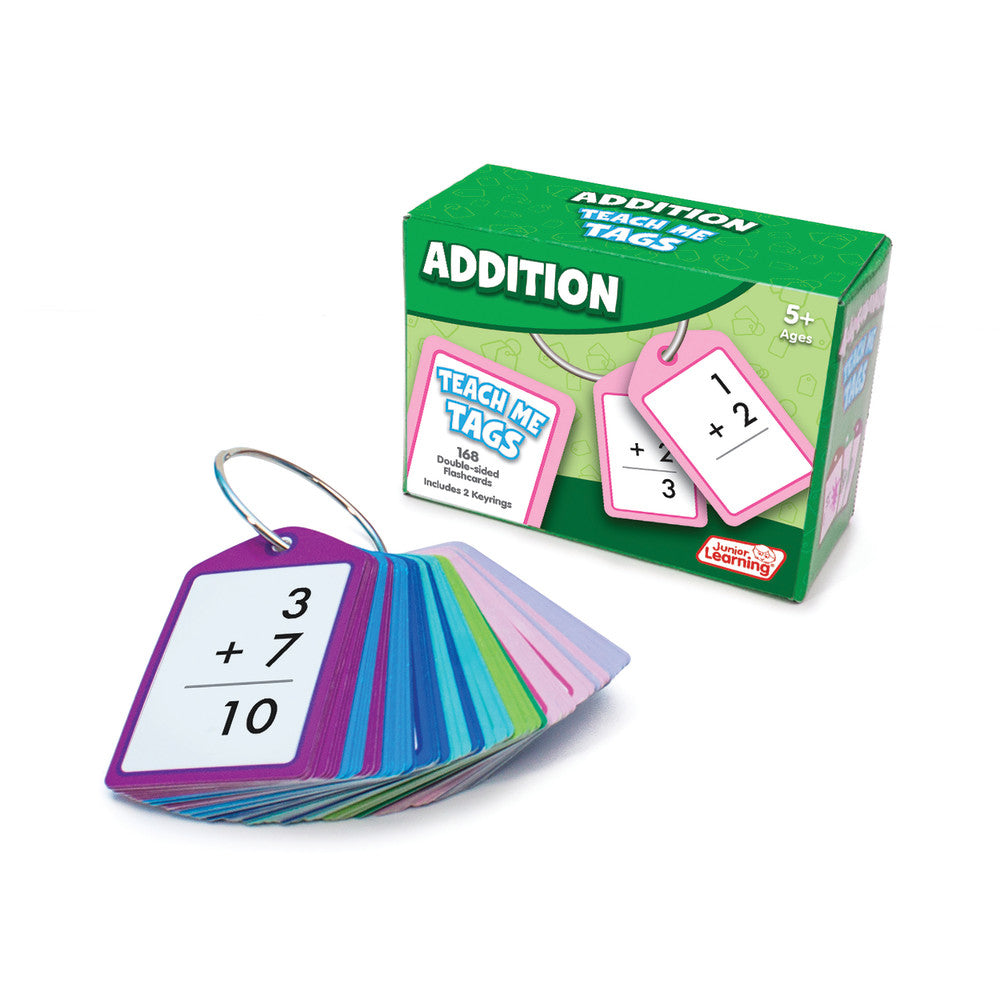 Junior Learning Addition Teach Me Tags - Educational Math Flashcards for Ages 5+